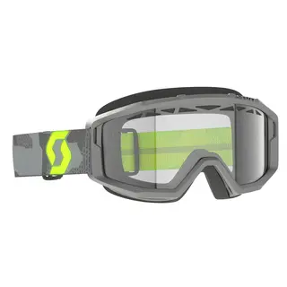 Scott Primal MX Brille Enduro - Grå/Gul Lys Grå/neon yellow-clear