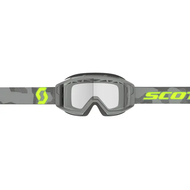 Scott Primal MX Brille Enduro - Grå/Gul Lys Grå/neon yellow-clear 