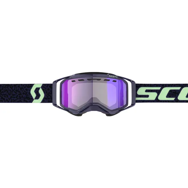 Scott Prospect SX Brille LS - Lilla/Mint Lyssensitiv Blå Chrome Linse 