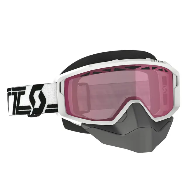Scott Primal SX Brille - Hvit/Sort Rosa linse 