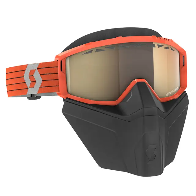 Scott Primal SX/FG Brille LS - Oransje Lyssensitiv Bronse Chrome Linse 