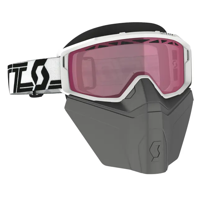 Scott Primal SX/FG Brille - Hvit/Sort Rosa linse 