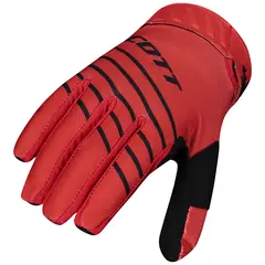 Scott 450 Hanske Angled - Sort/Rød Toppmodell for Racing
