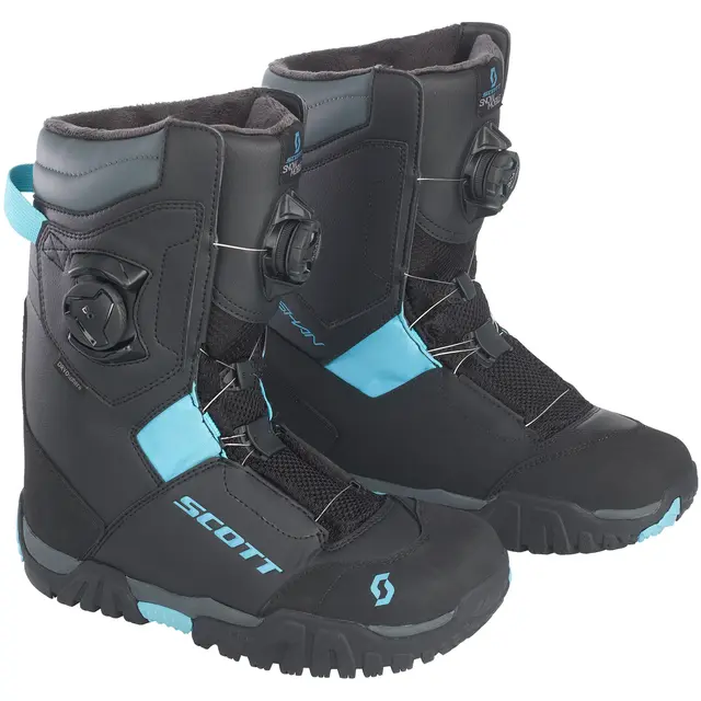 Scott Kulshan Dame Sort/Blå Premium støvel med Dual Zone BOA 