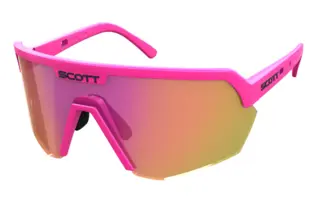 Scott Sport Shield Solbrille - Rosa Rosa Krom Linse