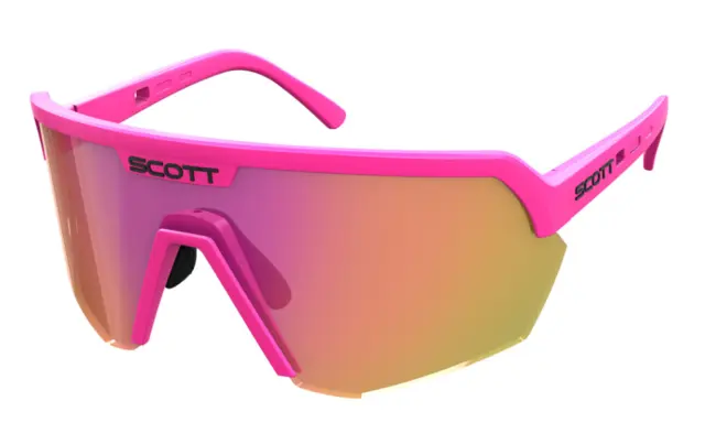 Scott Sport Shield Solbrille - Rosa Rosa Krom Linse 