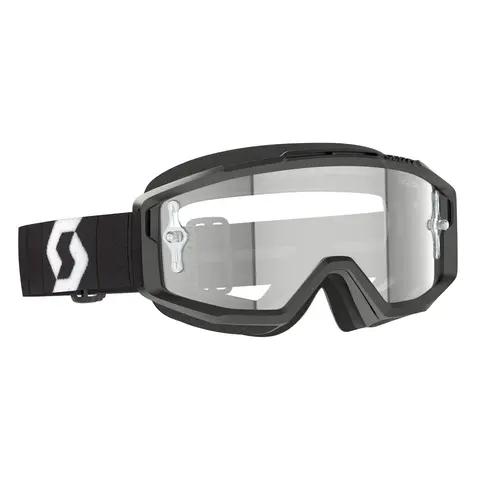 Scott Goggle Split OTG black/white clear works