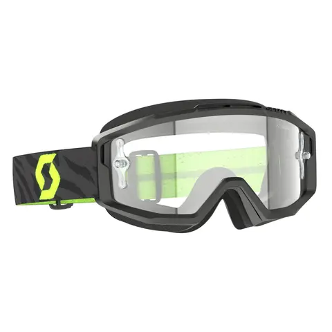 Scott Goggle Split OTG zebra black/neon yellow clear works