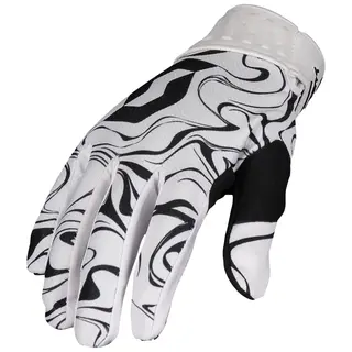 Scott 450 MX Hansker - Sort/Hvit "Liquid Marble" print