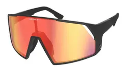 Scott Solbriller Pro Shield Sort - Rød Krom