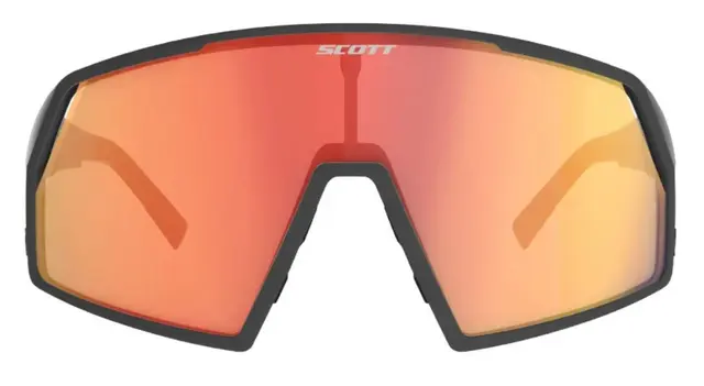Scott Solbriller Pro Shield Sort - Rød Krom 