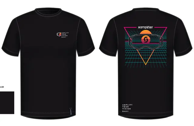 Scott Amplifier T-Skjorte Svart 