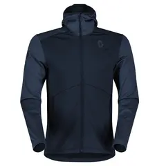 Scott Defined Tech Hoodie - Blå Lett fritidsjakke med børstet fleece