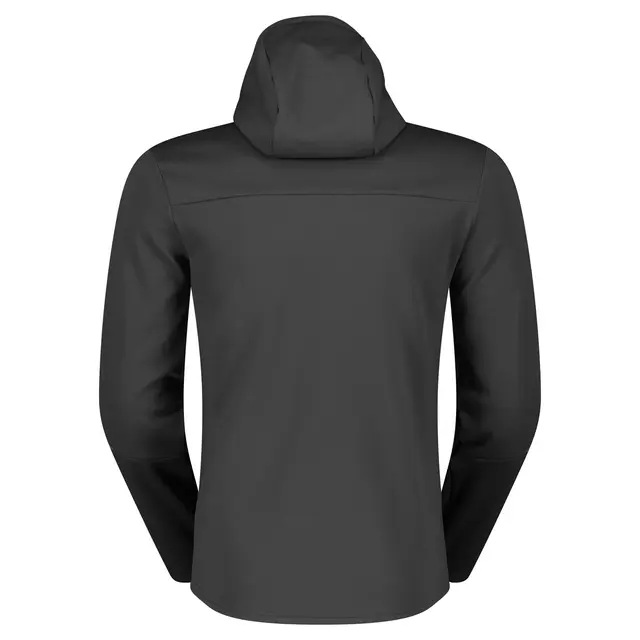 Scott Defined Mid - Sort, 2XL Lett hoodie med børstet innside 
