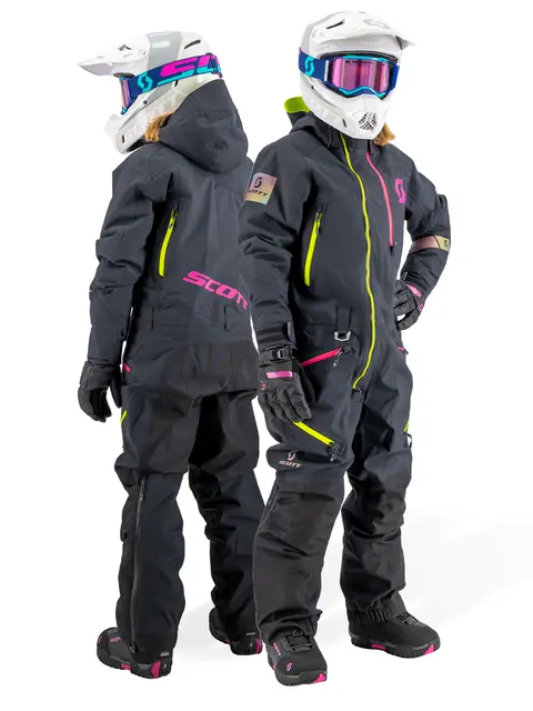 Scott DS-I Monosuit Dame - Sort/Rosa Foret heldress med masse finnesser(100g) 