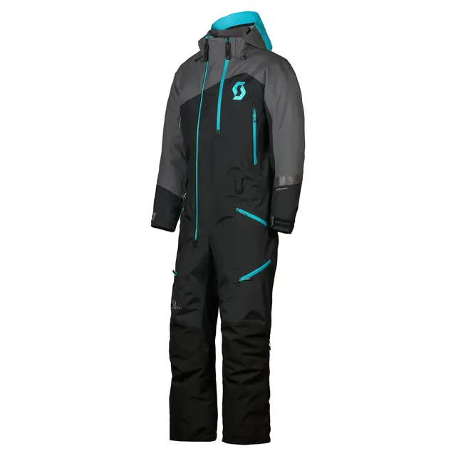Scott DS-I Monosuit Dame - Sort/Blå Foret heldress med masse finnesser(100g) 