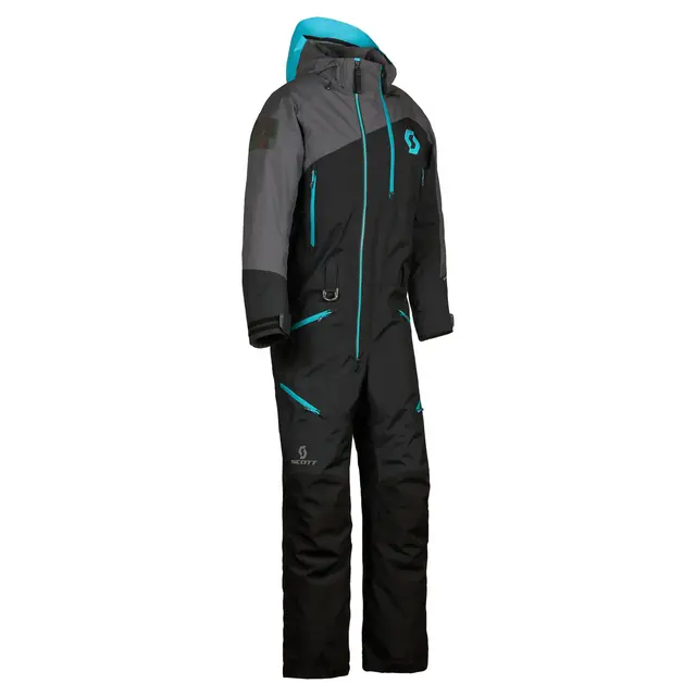 Scott DS-I Monosuit Dame - Sort/Blå Foret heldress med masse finnesser(100g) 