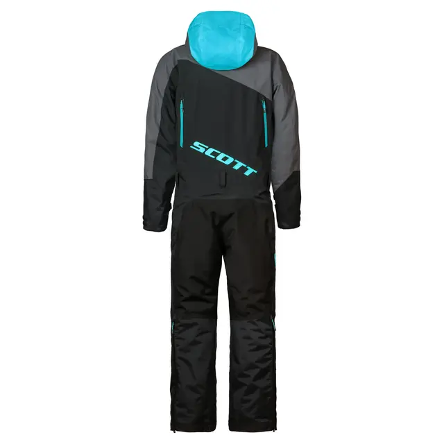 Scott DS-I Monosuit Dame - Sort/Blå Foret heldress med masse finnesser(100g) 