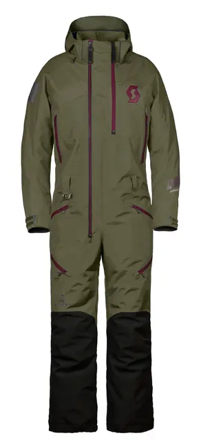 Scott DS-I Dryo Dame Monosuit- Grønn/Rød DRYOsphere 2L, termisk fôring 80g 