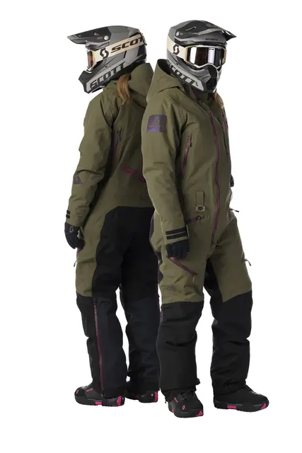 Scott DS-I Dryo Dame Monosuit- Grønn/Rød DRYOsphere 2L, termisk fôring 80g 