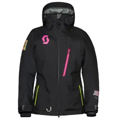 Scott XT-S Damejakke - Sort/Rosa Teknisk skalljakke for aktive damer