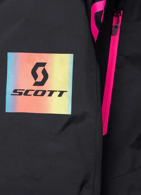 Scott XT-S Damejakke - Sort/Rosa Teknisk skalljakke for aktive damer 