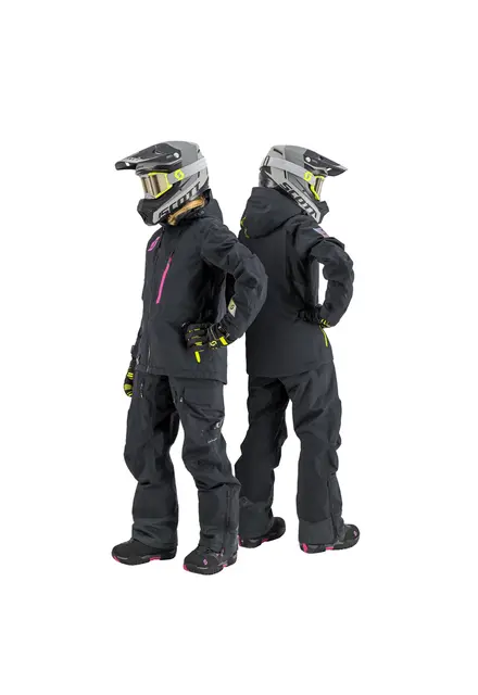 Scott XT-S Damejakke - Sort/Rosa Teknisk skalljakke for aktive damer 