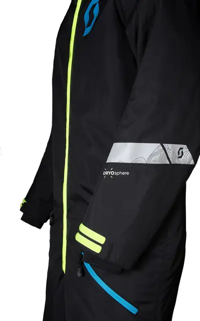 Scott DS JR Monosuit - Sort Teknisk/slitesterk scooterdress til barn 