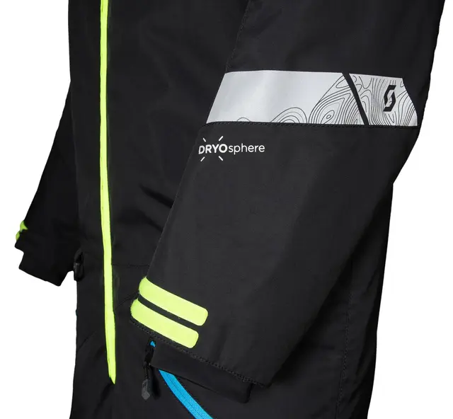 Scott DS JR Monosuit - Sort Teknisk/slitesterk scooterdress til barn 