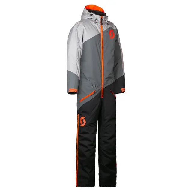 Scott DS JR Monosuit - Grå/Ora Teknisk/slitesterk scooterdress til barn 
