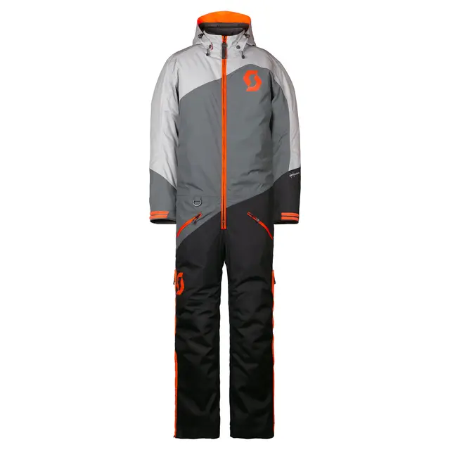Scott DS JR Monosuit - Grå/Ora Teknisk/slitesterk scooterdress til barn 