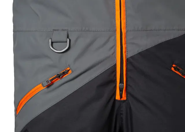 Scott DS JR Monosuit - Grå/Ora Teknisk/slitesterk scooterdress til barn 