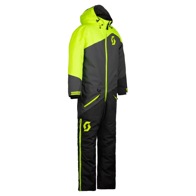 Scott DS JR Monosuit - Grå/Gul Teknisk/slitesterk scooterdress til barn 