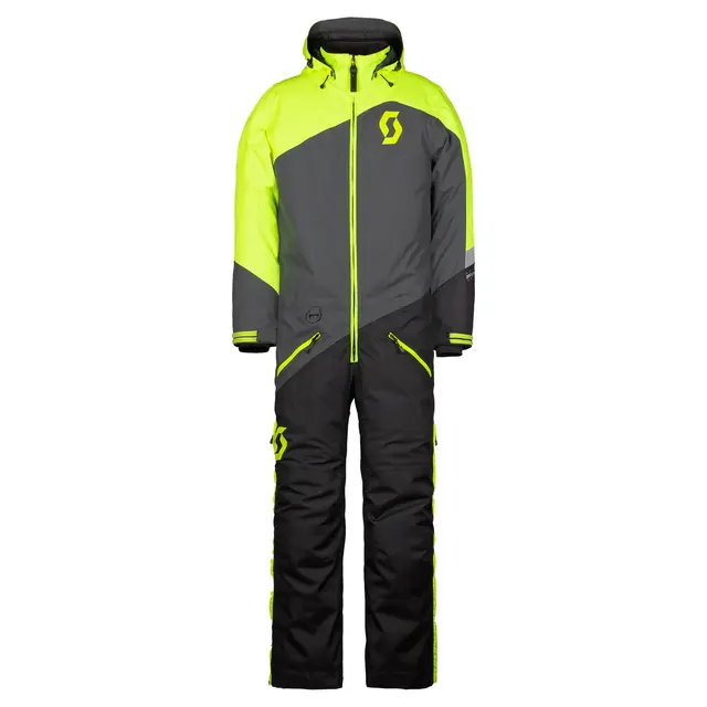 Scott DS JR Monosuit - Grå/Gul Teknisk/slitesterk scooterdress til barn 
