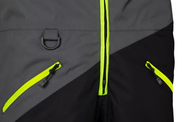Scott DS JR Monosuit - Grå/Gul Teknisk/slitesterk scooterdress til barn 