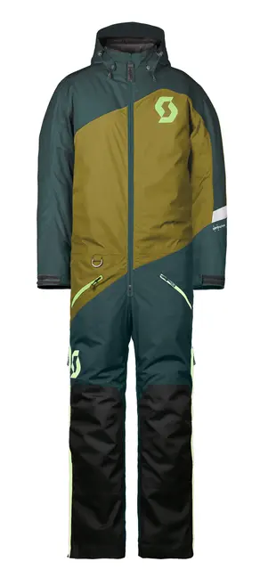 Scott DS JR Monosuit - Grønn/Grønn Teknisk/slitesterk scooterdress til barn 
