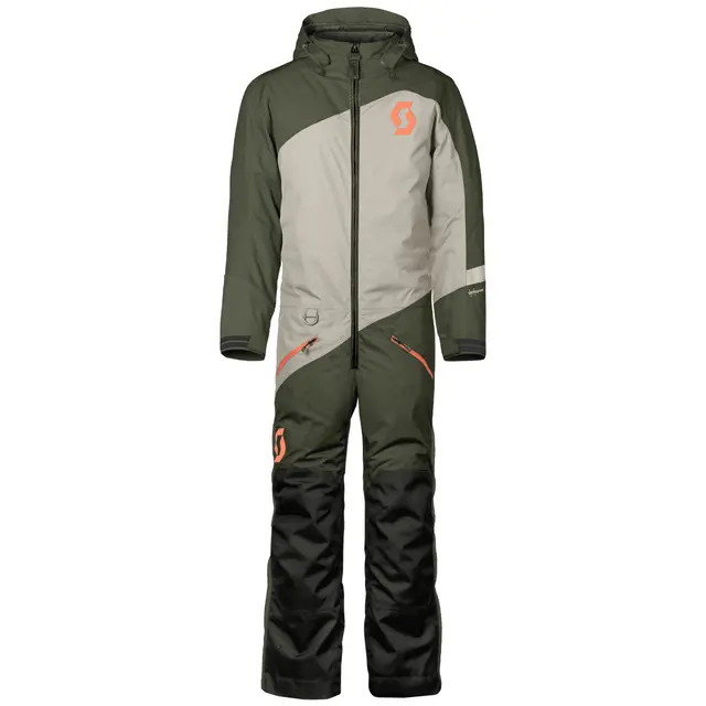 Scott DS Mono JR - Grønn/Hvit Teknisk/slitesterk scooterdress til barn 