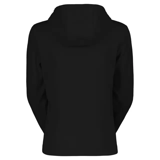 Scott Defined Mid Damehoodie - Sort Stretchy hoodie av børstet fleece 