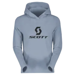 Scott Defined Mid Damehoodie - Blå, M Stretchy hoodie av børstet fleece