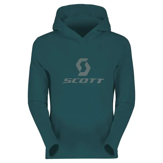 Scott Defined Mid Damehoodie - Grønn Stretchy hoodie av børstet fleece 