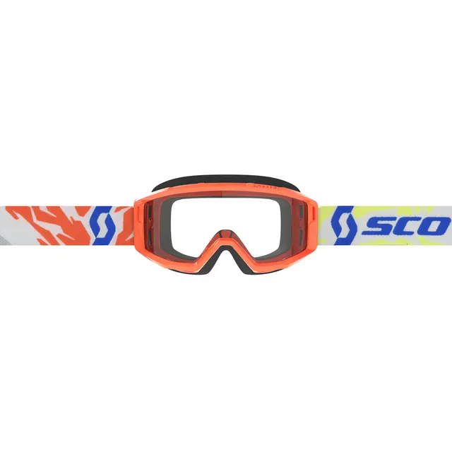 Scott Primal jr MX Brille - Oransje Klar Linse 