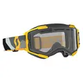 Scott Fury MX Enduro Brille - Grå/Gul Klar Linse