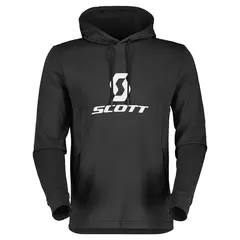 Scott Tech Hoodie - Sort Teknisk hettegenser m/atletisk passform