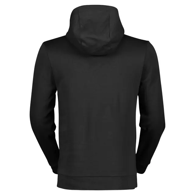 Scott Tech Hoodie - Sort Teknisk hettegenser m/atletisk passform 