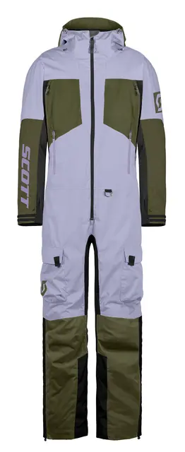 Scott Back-X Dame - Lilla/Grønn Solid ventilert og teknisk monosuit 