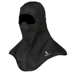 Scott Balaclava Wind Warrior - Sort Vindtett med stor krage &amp; fleece innside