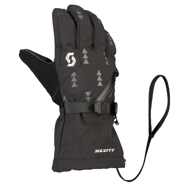 Scott Ultimate Premium JR - Sort/Grå Varm junior-hanske med membran. 