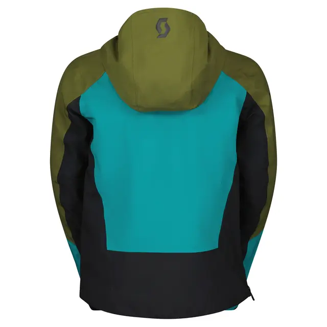 Scott Vertic Dryo Jr-Anorakk- Skogsgrønn Svært lett og smidig barneanorakk 