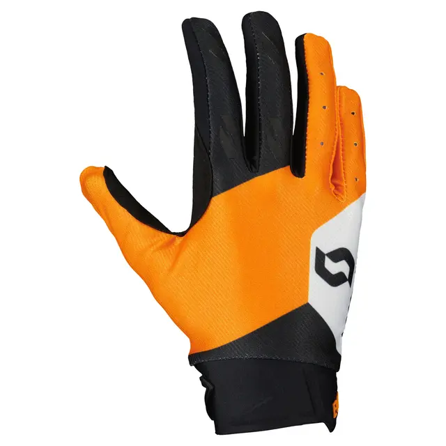 Scott Evo Track  Hansker - Sort/Oransje Lett MX-hanske med silikongrep 