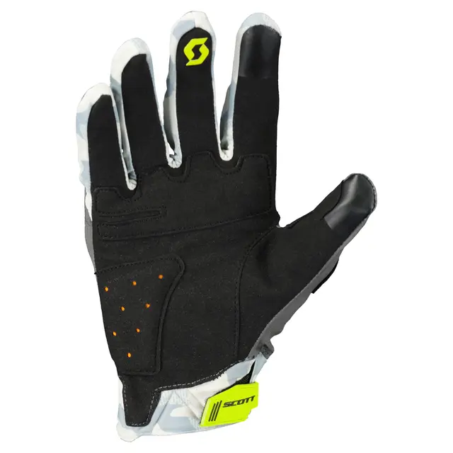Scott X-Plore D3O Hansker - Grå/Gul Lettvekts Enduro/MX-Hanske 